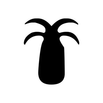 Palm tree icon. Simple style summer travel agency poster background symbol... Stock Illustration