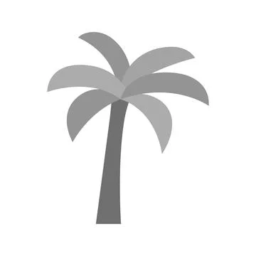 Palm Tree icon vector image. Stock Illustration