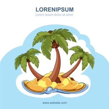 Palm tree Stock Illustration
