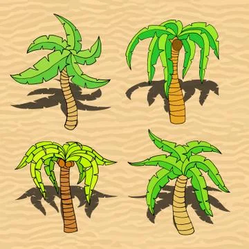 Palm tree Illustrazione stock