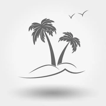 Palm tree Stock Illustration
