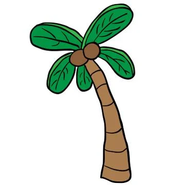 Palm tree Stock Illustration