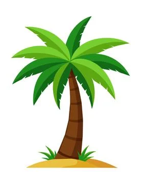 Palm tree. Stock Illustration