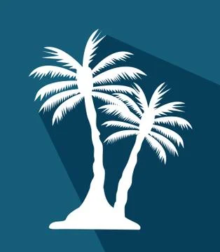 Palm tree image Stock Illustration