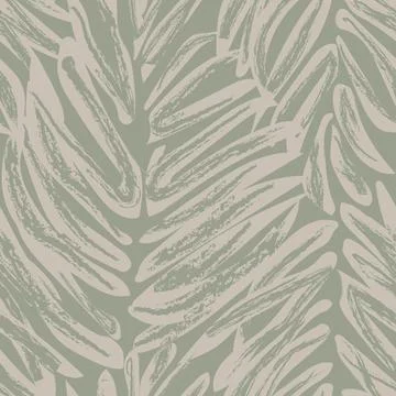 Palm Tree Leaf textured seamless pattern design イラスト素材