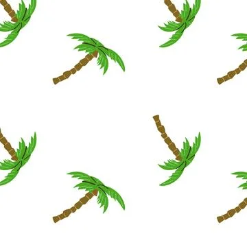 Palm tree minimalistic pattern background for textile Stock Illustration