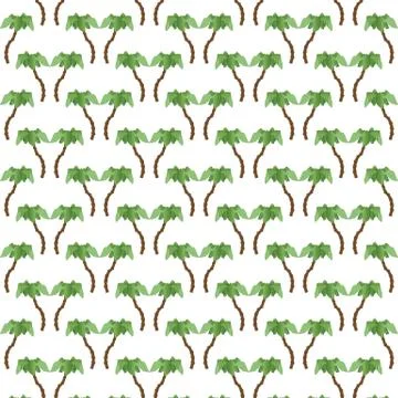Palm tree pattern Stock-Illustration