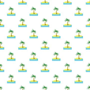 Palm tree pattern Stock Illustration
