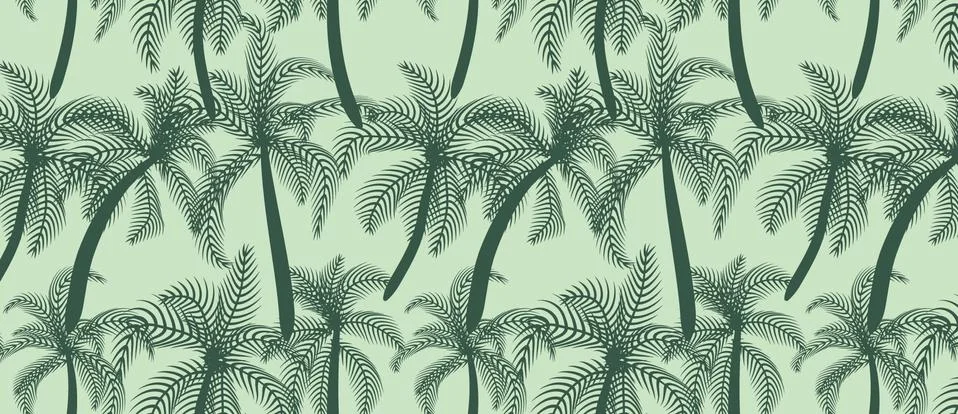 Palm tree pattern. Stock Illustration