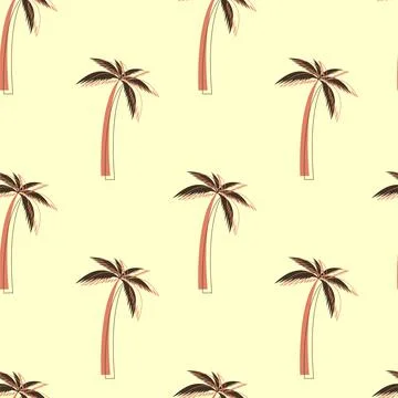 Palm tree pattern Stock Illustration