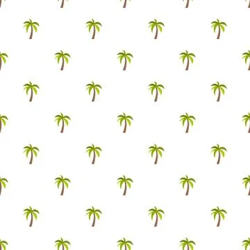 Palm tree pattern seamless Illustrazione stock