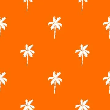 Palm tree pattern seamless Stock Illustration