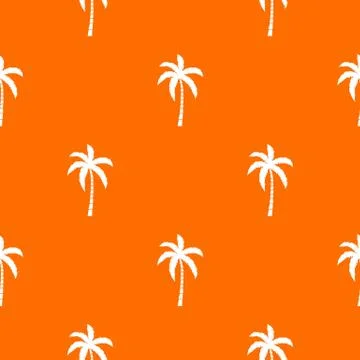 Palm tree pattern seamless Stock Illustration