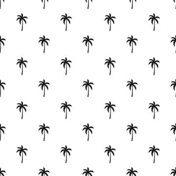 Palm tree pattern vector Illustrazione stock