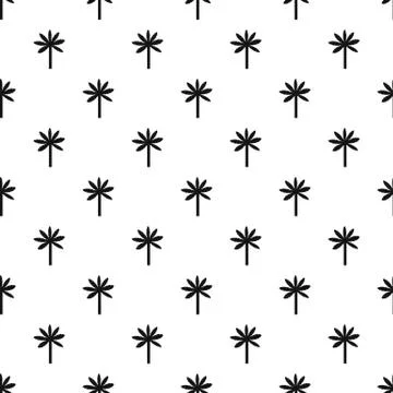 Palm tree pattern vector Illustrazione stock