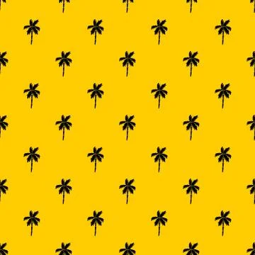 Palm tree pattern vector イラスト素材