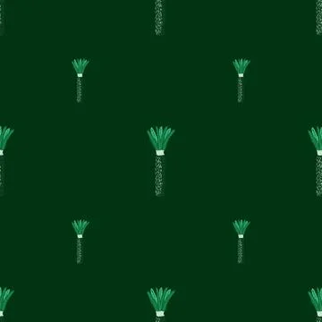 Palm tree seamless pattern. Background of tropical plant. 스톡 일러스트