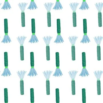 Palm tree seamless pattern. Background of tropical plant. Stock Illustration