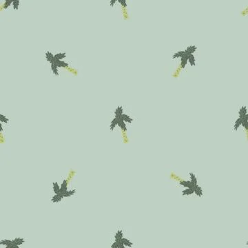 Palm tree seamless pattern. Tropical background. Stock Illustration