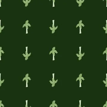 Palm tree seamless pattern. Tropical background. Stock Illustration