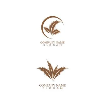 Palm tree summer logo template Stock-Illustration