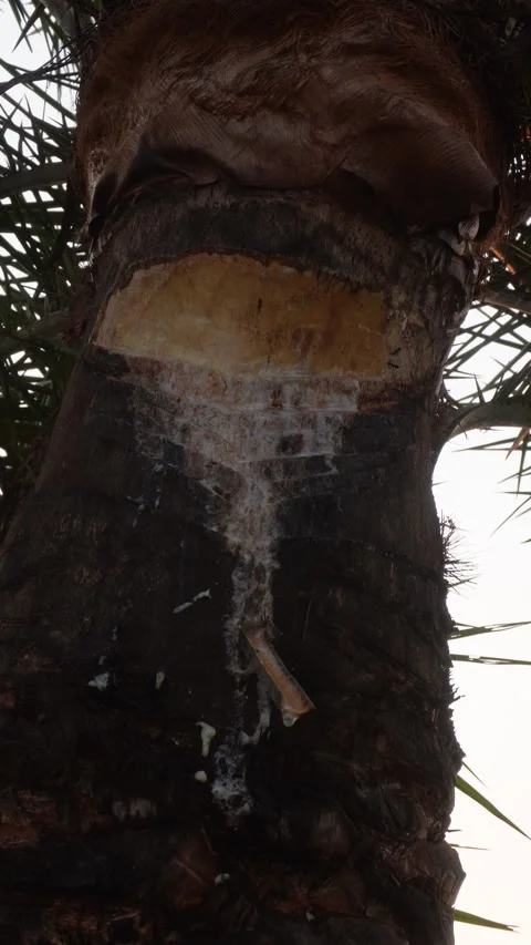 Palm Tree Trunk Stock Footage 333924654