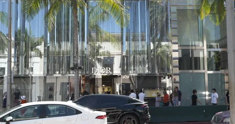 Christian Dior Store At Rodeo Drive In Beverly Hills California