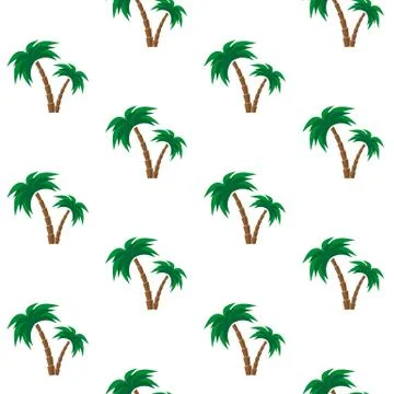 Palm trees pattern Stock Illustration