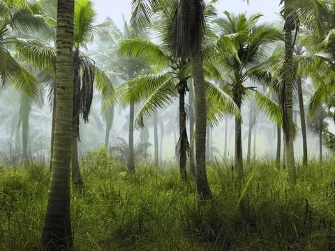 Palm trees Stock Photos