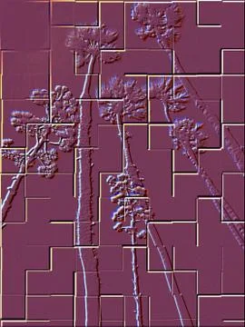 Palm Trees Tiled Background Stock Illustration