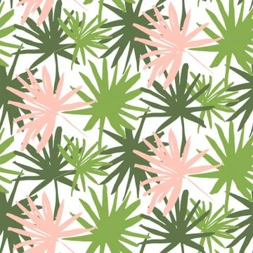 Palm Tropic Seamless Pattern Stock-Illustration