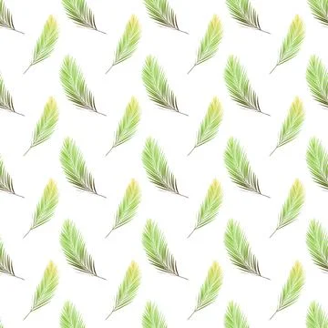 Palm Tropical Leaf Hawaiian Pattern Vector 스톡 일러스트