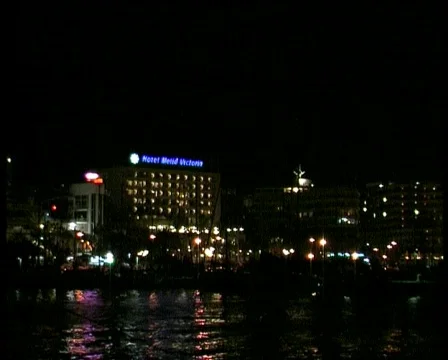 Palma de Majorca - by night Stock Footage 118435