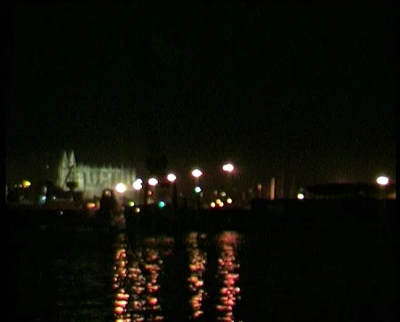 Palma de Majorca - by night Stock Footage 118455