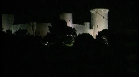 Palma de Majorca - by night Stock Footage 8988484