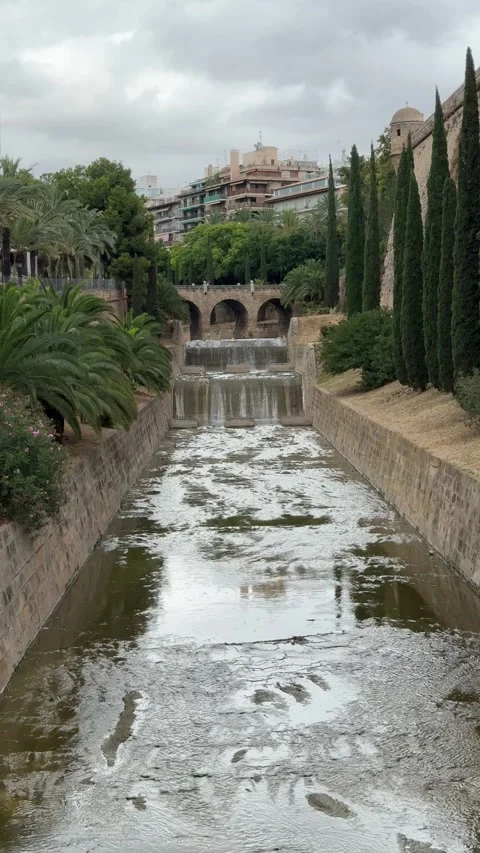 Palma de Mallorca, Spain - 07 26 2025: Exploring Palma, capital of Mallorca Stock Footage 320845845