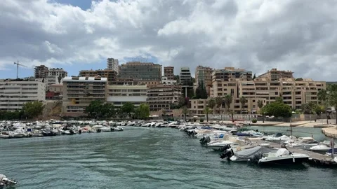 Palma de Mallorca, Spain - 07 26 2025: Exploring Palma, capital of Mallorca Stock Footage 320845846