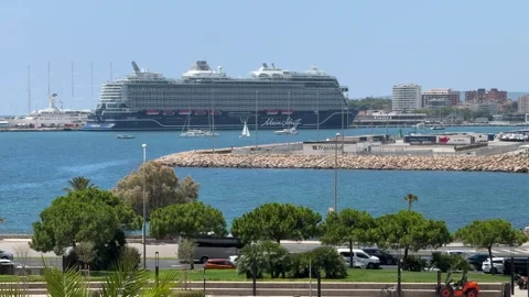Palma de Mallorca, Spain - 07 26 2025: Exploring Palma, capital of Mallorca Stock Footage 320845859