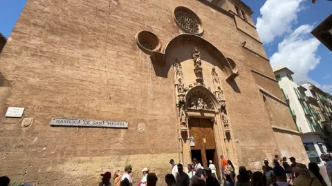 Palma de Mallorca, Spain - 07 26 2025: Exploring Palma, capital of Mallorca Stock Footage 320845866