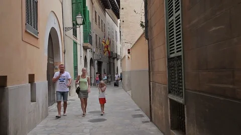 Palma de Mallorca, Spain, Balearic Islands Stock Footage 80147393
