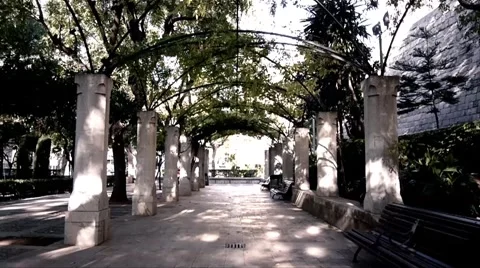 Palma Rest Area Stock Footage