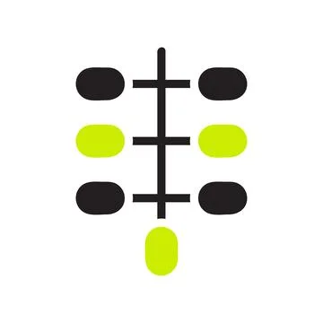 Palmdates icon solid black green colour ramadan symbol illustration perfect. Stock Illustration
