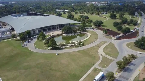 Palmer Events Center Aerial Stock Footage 69148341