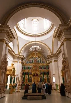 Palmers praying Stock Photos