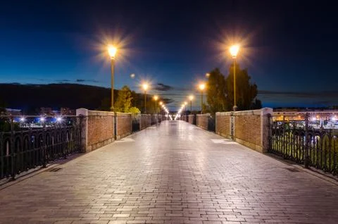 Palms bridge Fotos de archivo