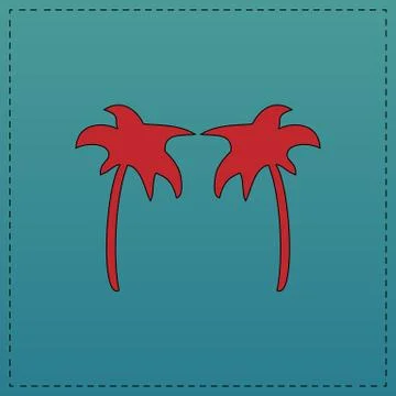 Palms computer symbol Stock-Illustration