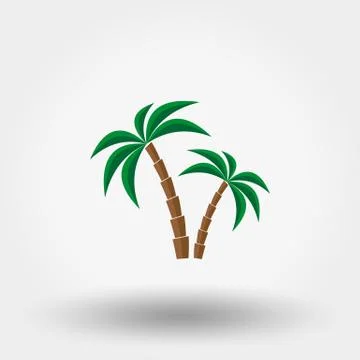 Palms icon Stock Illustration