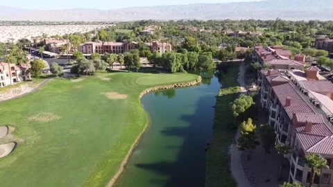 Palms Springs golfing  Video stock 182083410