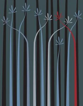 Palmy Stock Illustration