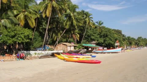 Palolem beach, Goa 스톡 동영상 22309078